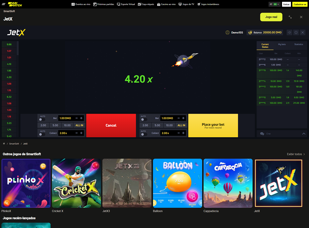 JetX - o Jogo de Foguete Mais Popular do Brasil