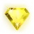 Yellow Jewel Starburst Symbol