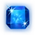 Blue Jewel Starburst Symbol